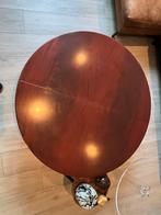 Gratis salontafel rond massief hout - mahonielook, Ophalen, Gebruikt, Rond
