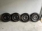 Set winterbanden VW Golf 6 op staalvelg, Auto-onderdelen, Banden en Velgen, Ophalen, Gebruikt, 15 inch, Banden en Velgen