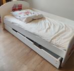 Peuterbed 80 cm met matras, Huis en Inrichting, Ophalen, Gebruikt, Eenpersoons, Wit