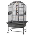 La cage à perroquets grise martelée Villa Claudia est mainte, Enlèvement, Neuf, Métal, Cage à oiseaux