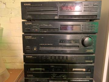Stereo pionier:radio dobbele CD dobbele cassette in prima st, Audio, Tv en Foto, Stereoketens, Ophalen, Gebruikt, Cd-speler, Pioneer