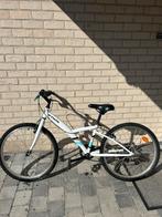 VELO VTC BTWIN ORIGINEEL 24 INCH 100 WIT, Ophalen, 20 inch of meer, Zijwieltjes, Gebruikt