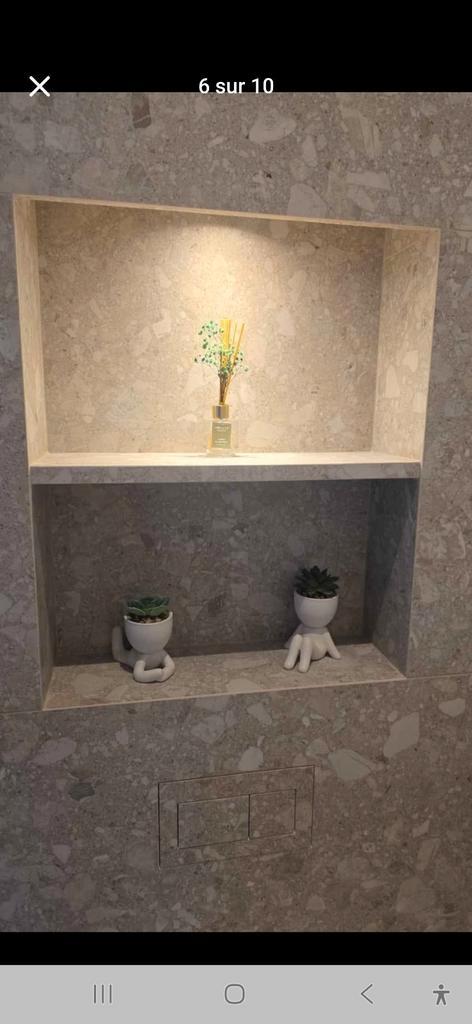 Geberit niche siliconen badkamertoilet sanitaire tegel, Doe-het-zelf en Bouw, Tegels, Zo goed als nieuw, Ophalen