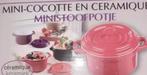 Mini stoofpotjes 4 rode ( keramiek), Huis en Inrichting, Ophalen, Keramiek, Overige typen, Zo goed als nieuw