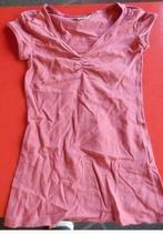 [3563] t-shirt yessica rose foncé à rouge délavé, Comme neuf, Yessica, Manches courtes, Taille 34 (XS) ou plus petite