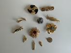 Lot oude broches, Handtassen en Accessoires, Broches, Met kristal, Overige materialen, Minder dan 4 cm, Ophalen of Verzenden