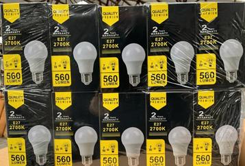 LED lamp Nieuw E27 7Watt=30Watt 560 Lumen Warm wit licht  beschikbaar voor biedingen