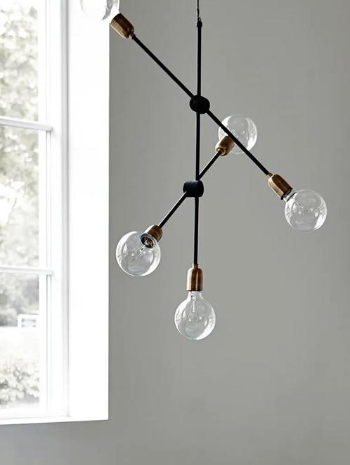 Design plafondlamp van House Doctor, Huis en Inrichting, Lampen | Plafondlampen, Zo goed als nieuw, Metaal, Ophalen of Verzenden