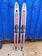 Set vintage waterski's van Bermudas Jet Pilz, Watersport en Boten, Ophalen of Verzenden, Gebruikt, 160 cm of meer, Waterski's