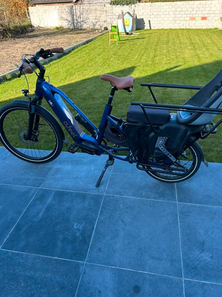 Longtail Bike O2feel Equo Cargo Boost 3.1, Fietsen en Brommers, Elektrische fietsen, Zo goed als nieuw, Ophalen