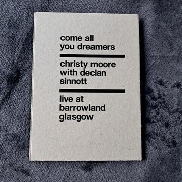 Muziek-DVD Christy Moore - Come All You Dreamers beschikbaar voor biedingen
