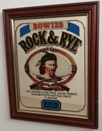BOWIES ROCK & RYE WHISKY - RECLAMESPIEGEL, Verzamelen, Ophalen of Verzenden, Gebruikt, Reclamebord