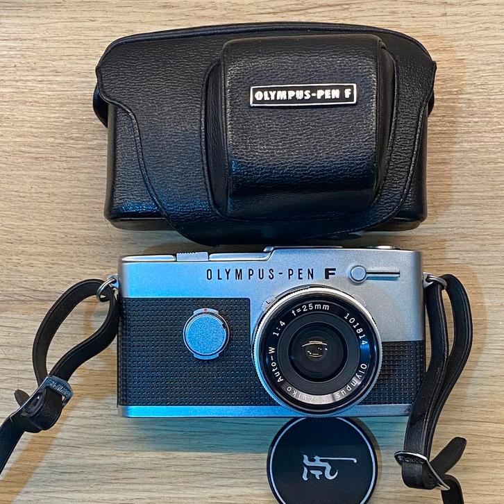 Olympus Pen FV, Olympus 25mm f4*nieuw, Audio, Tv en Foto, Fotocamera's Analoog, Nieuw, Compact, Olympus, Ophalen of Verzenden