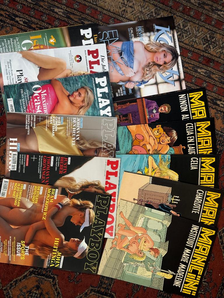 Erotische strips & Playboy magazines, Envoi, Comme neuf