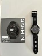 Garmin Fenix 7X saphire Solar Titanium, Handtassen en Accessoires, Sporthorloges, Ophalen, Gebruikt