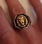 Bague Lion en Inox, Bijoux, Sacs & Beauté, Bagues, Comme neuf, Enlèvement ou Envoi