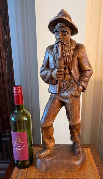 Grote Duitse houtsculptuur, 53 cm hoog beschikbaar voor biedingen