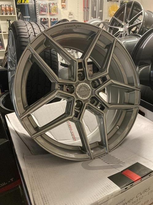 NIEUW Velgenset Concaver CVR5 19x8,5 ET45 5x112 Brushed Tita, Auto diversen, Tuning en Styling, Ophalen of Verzenden