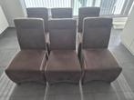 6 nubuck stoelen, Huis en Inrichting, Ophalen, Gebruikt
