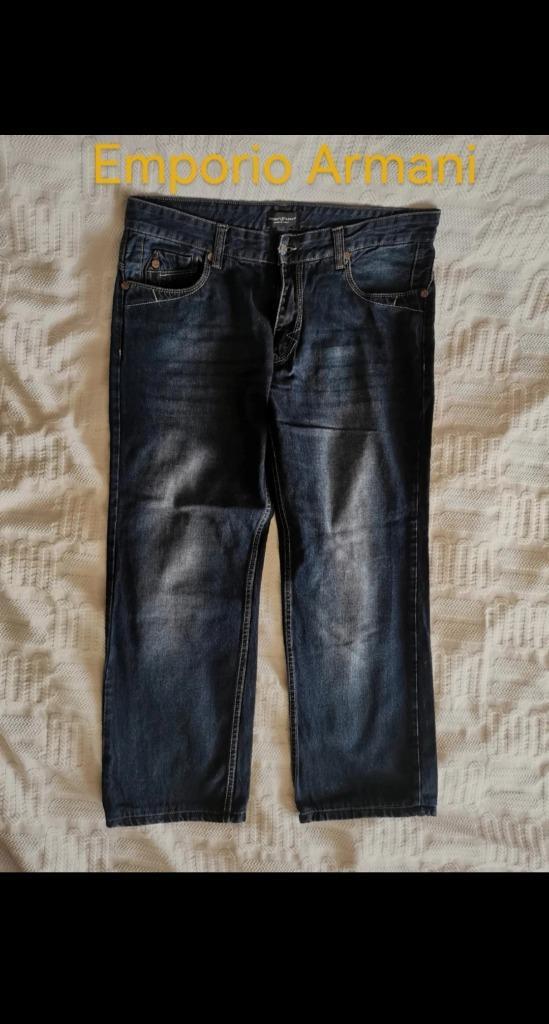 Armani jeans heren maat 38, Kleding | Heren, Spijkerbroeken en Jeans, Zo goed als nieuw, Overige jeansmaten, Blauw, Ophalen of Verzenden