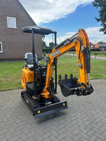 MINI-EXCAVATRICE KINGWAY VIP12, GARANTIE DE 3 ANS, POUCE GRA, Enlèvement
