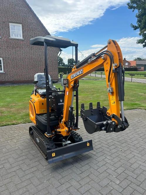 MINIGRAAFMACHINE KINGWAY VIP12 3 JAAR GARANTIE, Zakelijke goederen, Machines en Bouw | Kranen en Graafmachines, Ophalen