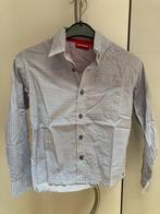 Wit hemdje met patroon 128 Someone, Kinderen en Baby's, Overhemd of Blouse, Ophalen of Verzenden, Zo goed als nieuw, Someone