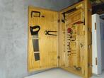 Houten kist met houtbewerkingsgereedschap kinderen, Ophalen, Gebruikt