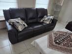 Prachtig ruime lederen salon, Huis en Inrichting, Ophalen, Zo goed als nieuw, Leer