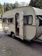 UNIEKE RETRO CARAVAN  TABBERT GOUVERNEUR KRONE 460 TN, Caravans en Kamperen, Caravans, Kachel, Tabbert, Treinzit, 750 - 1000 kg
