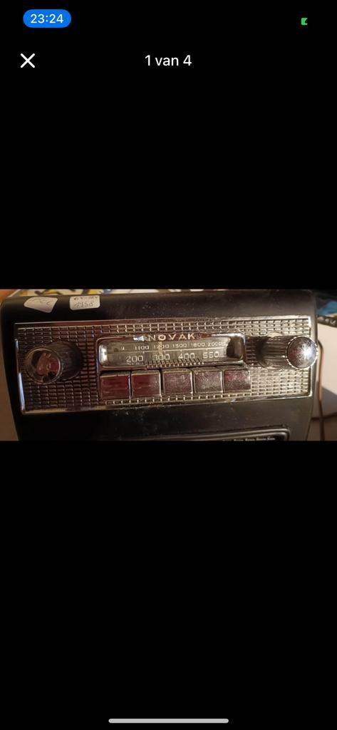 NOVAK sporty oldtimer radio, Auto diversen, Autoradio's, Ophalen