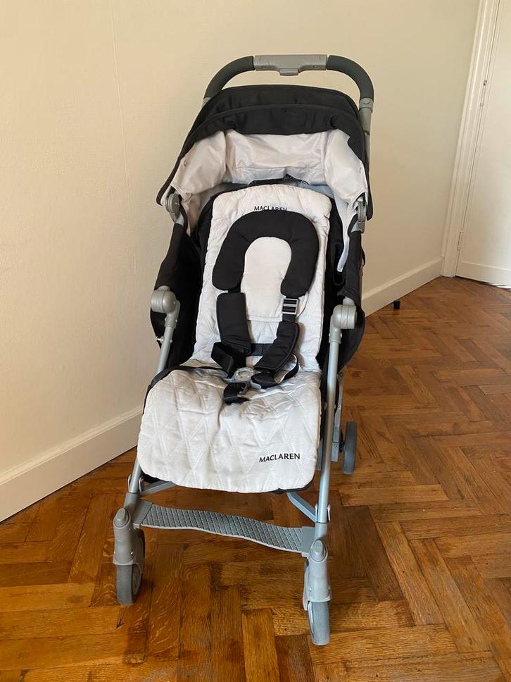 Poussette pliante Maclaren Techno XLR, Enfants & Bébés, Buggys, Comme neuf, Maclaren, Couverture pieds, Enlèvement