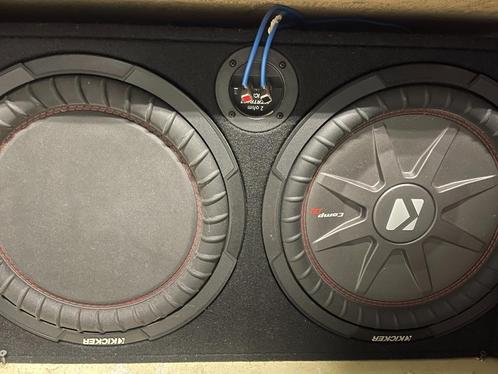 Kicker shallow dual 12" sub, Auto diversen, Autospeakers, Zo goed als nieuw, Ophalen