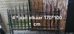 Poorten en hekwerk, Tuin en Terras, Ophalen, Met poort, Gebruikt, Aluminium
