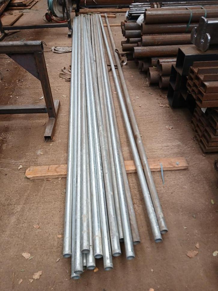 galva buizen gegalvaniseerde buizen, Doe-het-zelf en Bouw, Buizen en Afvoer, Nieuw, Rechte buis, Overige materialen, 4 tot 6 meter