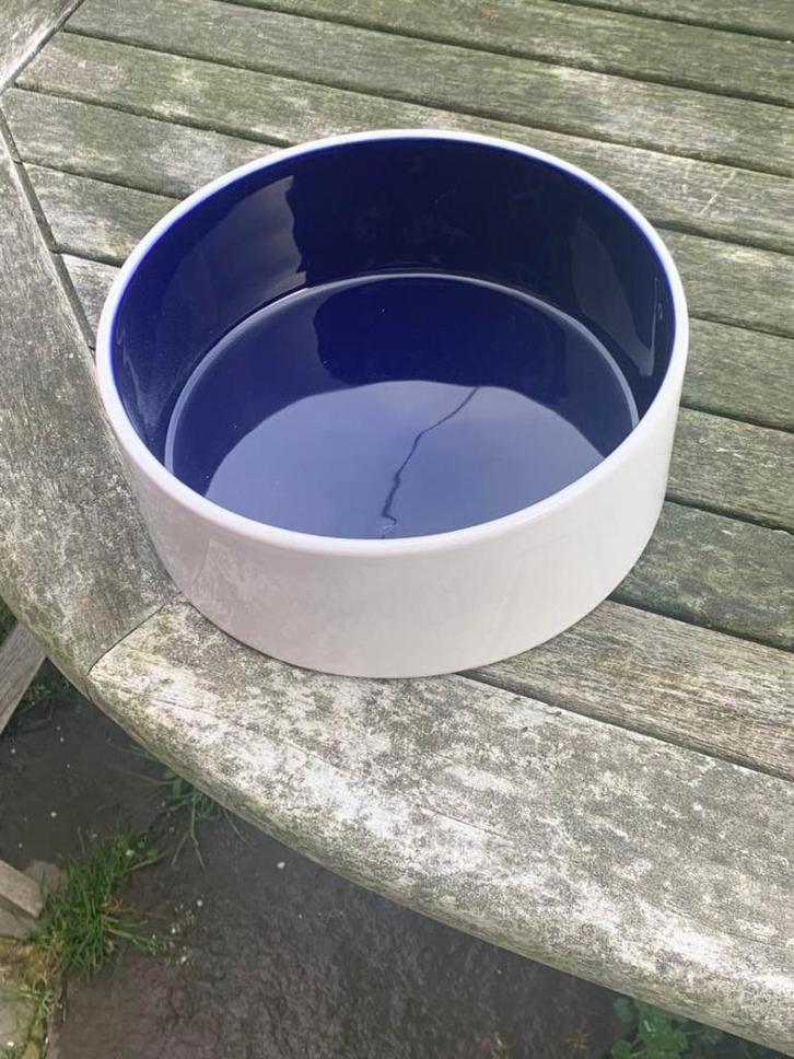 Keramische voer/waterbak 2,3 liter, Dieren en Toebehoren, Overige Dieren-accessoires, Ophalen
