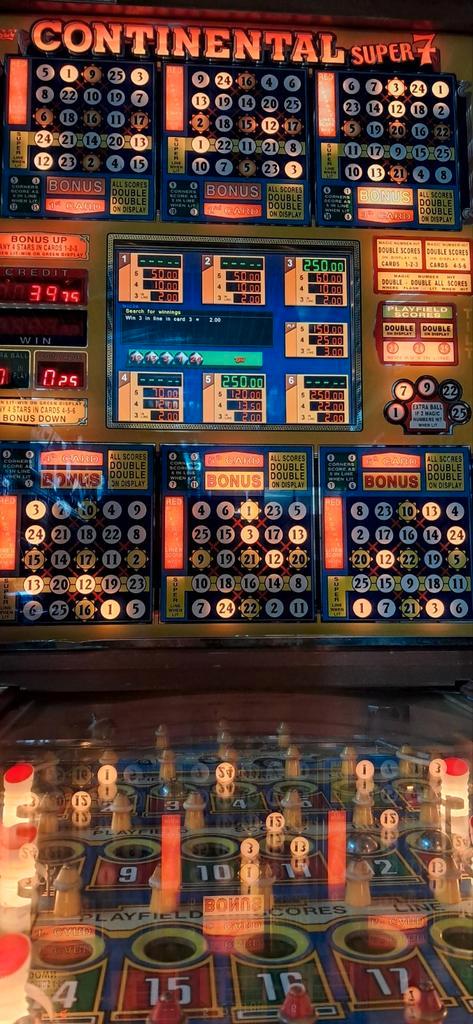 Mooie CONTINENTAL super 7, Verzamelen, Automaten | Gokkasten en Fruitautomaten, Zo goed als nieuw, Ophalen