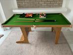 Opvouwbare pooltafel 183 cm x 92 cm, Sport en Fitness, Biljarten en Poolen, Ophalen of Verzenden, Zo goed als nieuw, Biljarttafel