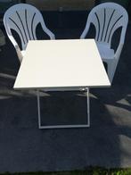 tuintafel in metaal, Tuin en Terras, Tuintafels, Ophalen, Nieuw, Vierkant, Metaal