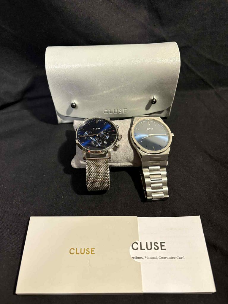 Lot de 2 magnifiques montres cluse, Bijoux, Sacs & Beauté, Montres | Hommes, Enlèvement, Comme neuf, Montre-bracelet