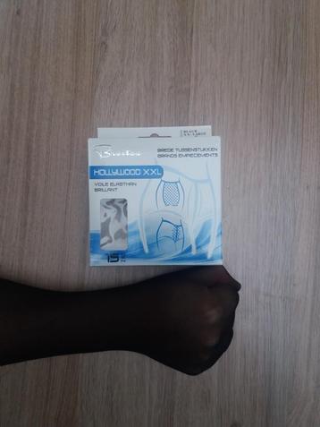 Panty Hollywood 15den Black M XL en XXL 2ex/doosje beschikbaar voor biedingen