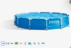 Opzetzwembad, Intex, blauw, 366 diameter  x 80 H, Tuin en Terras, Ophalen, Zo goed als nieuw, Opzetzwembad