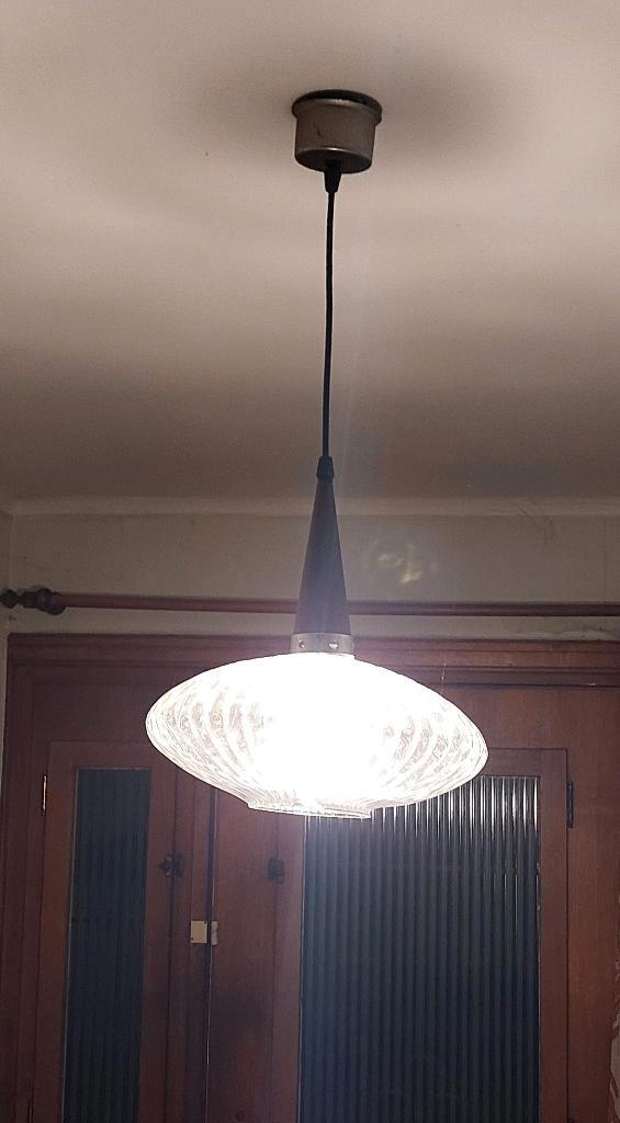 Lampe scandinave « Ufo »., Maison & Meubles, Lampes | Suspensions, Verre, Enlèvement