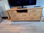 TV-meubel in pitchpin (past bij de salontafel), Minder dan 100 cm, 25 tot 50 cm, 100 tot 150 cm, Grenenhout