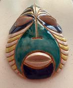 Masque décoratif en céramique émaillée – RDC (2007), Antiquités & Art, Enlèvement ou Envoi