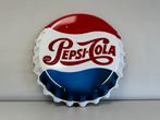 Pepsi-Cola oud emaille reclamebord, Verzamelen, Ophalen of Verzenden, Gebruikt, Reclamebord