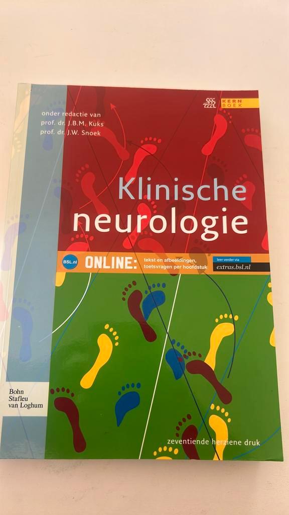Klinische neurologie, Boeken, Studieboeken en Cursussen, Zo goed als nieuw, Ophalen