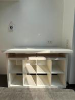 DJ-kast (IKEA-achterkant: Kallax/Expedit + Pack), Ophalen, Met plank(en), Gebruikt, 100 tot 150 cm