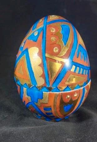 Limoges Porselein handgeschilderd snuisterijendoosje, Antiek en Kunst, Antiek | Keramiek en Aardewerk, Ophalen of Verzenden