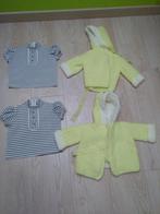 babykledij tweeling - t-schirt (2) + truitje (2) + jasje (1), Enfants & Bébés, Vêtements de bébé | Taille 62, Enlèvement, Manteau